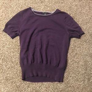 Brooks Brothers short sleeved knit sweater